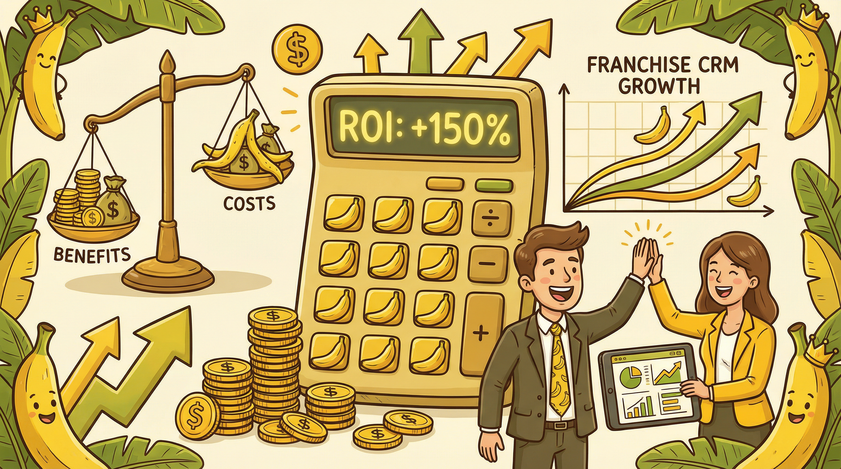 ROI eines Franchise CRM: Eine detaillierte Kosten-Nutzen-Analyse für Franchisegeber
