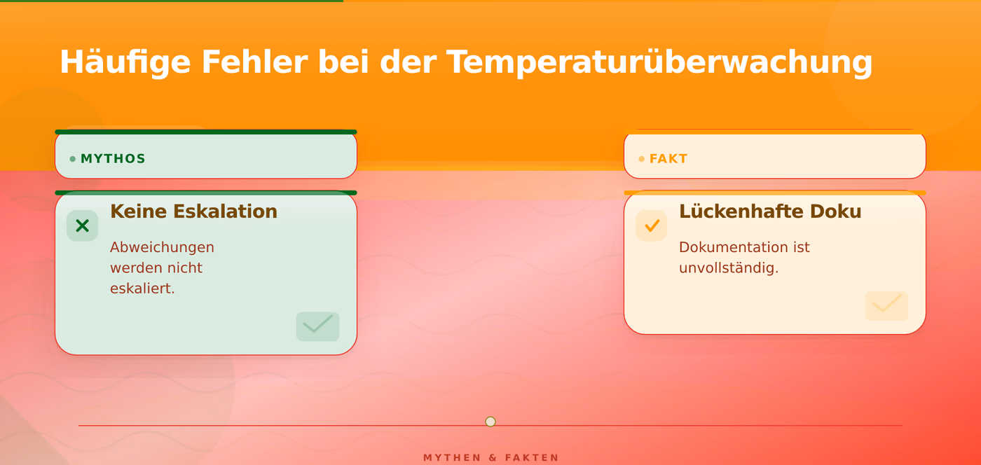Häufige Fehler bei der Temperaturüberwachung – Checkity IoT Temperaturmonitoring Lebensmittelbetriebe