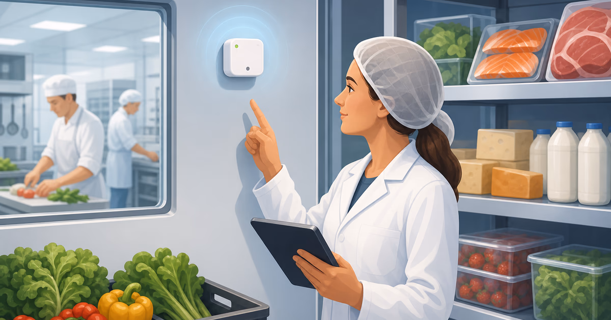 Header-Bild für Checkity IoT Temperaturmonitoring Lebensmittelbetriebe 2026