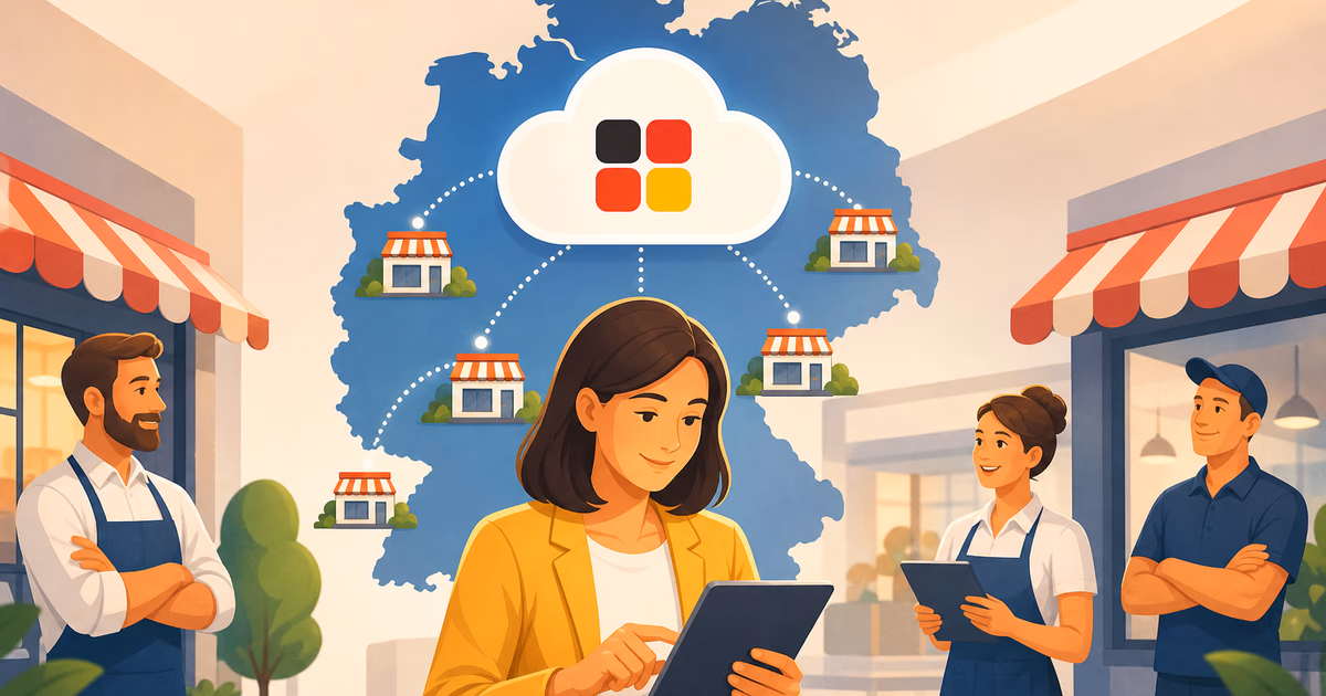 Header-Bild für Cloud Software Made in Germany: Franchise-Zentrale 2026
