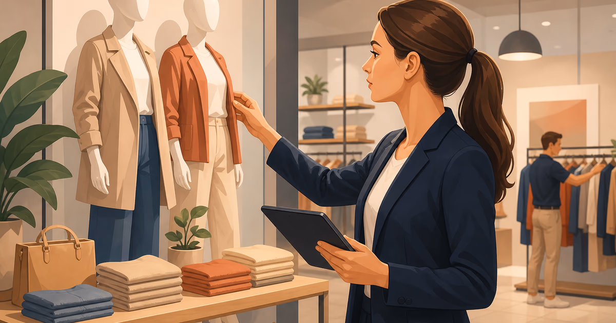 Header-Bild für Visual Merchandising Kontrolle im Einzelhandel Franchise 2026
