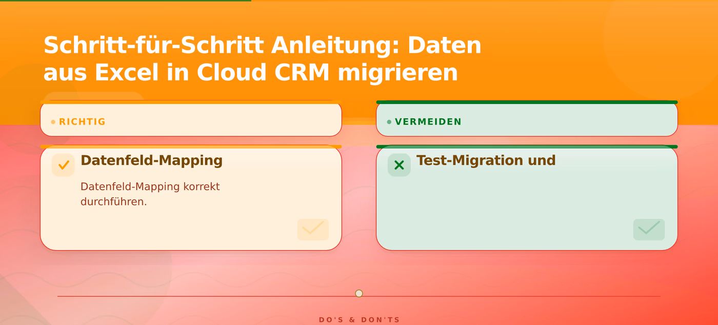 Schritt-für-Schritt Anleitung: Daten aus Excel in Cloud CRM migrieren – Excel Cloud CRM Migration Anleitung Franchise