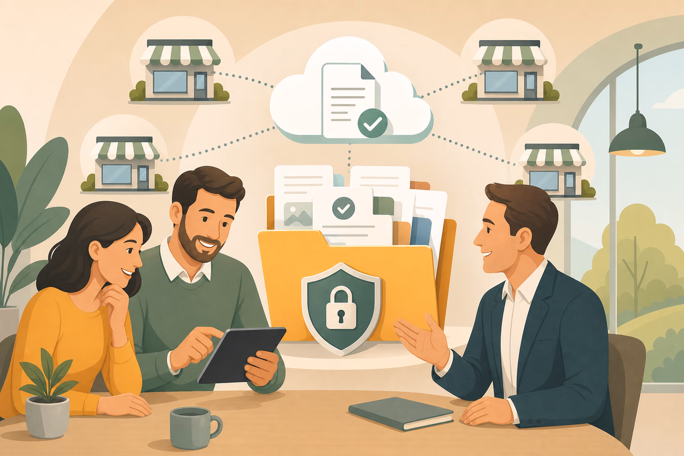 Titelbild zum Thema Franchise Dokumentenmanagement digitale Partnerakten