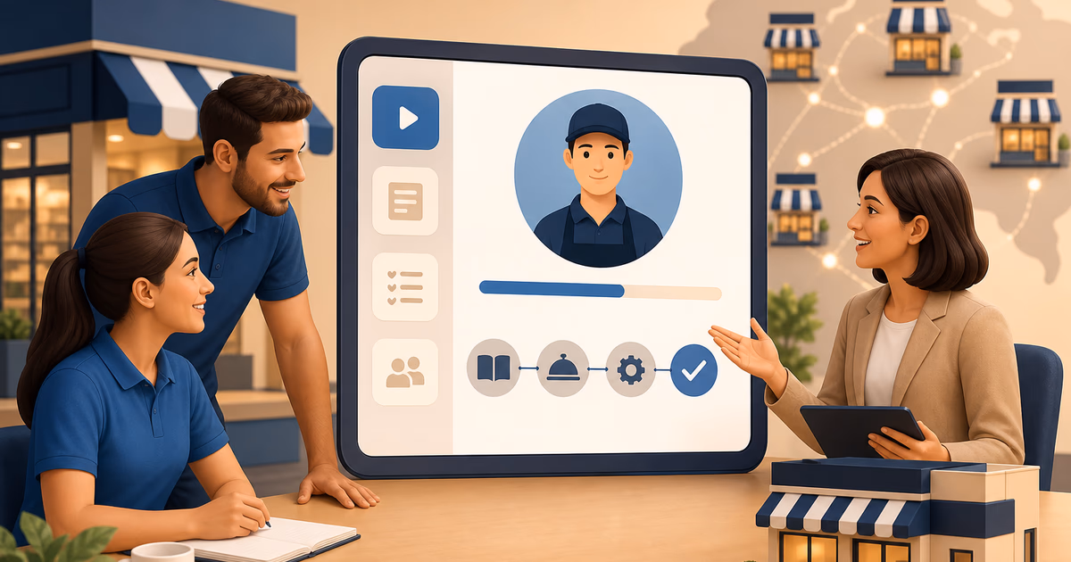Header-Bild für Franchise Onboarding Schulung: Digitale Plattform 2026 – Ratgeber