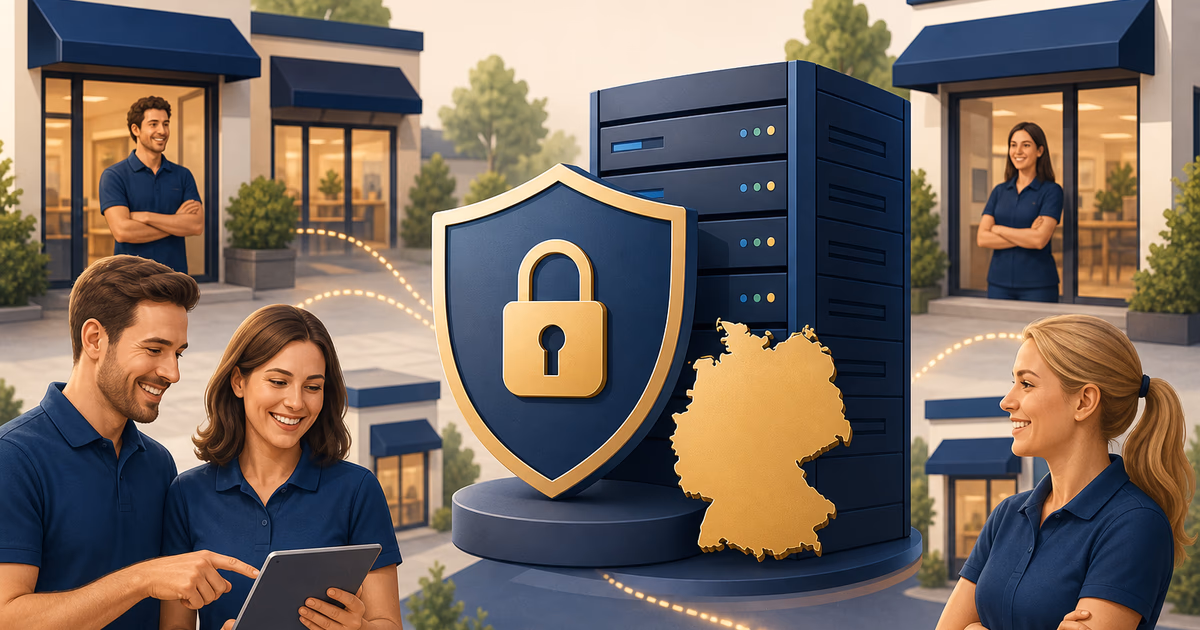 Header-Bild für Franchise Software DSGVO konform – deutsches Hosting 2026