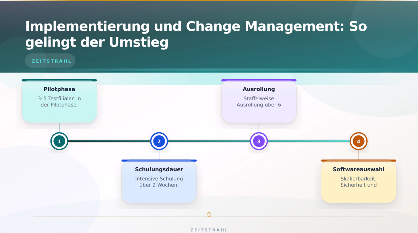 Implementierung und Change Management: So gelingt der Umstieg – Franchise Software statt Excel Qualitätssicherung
