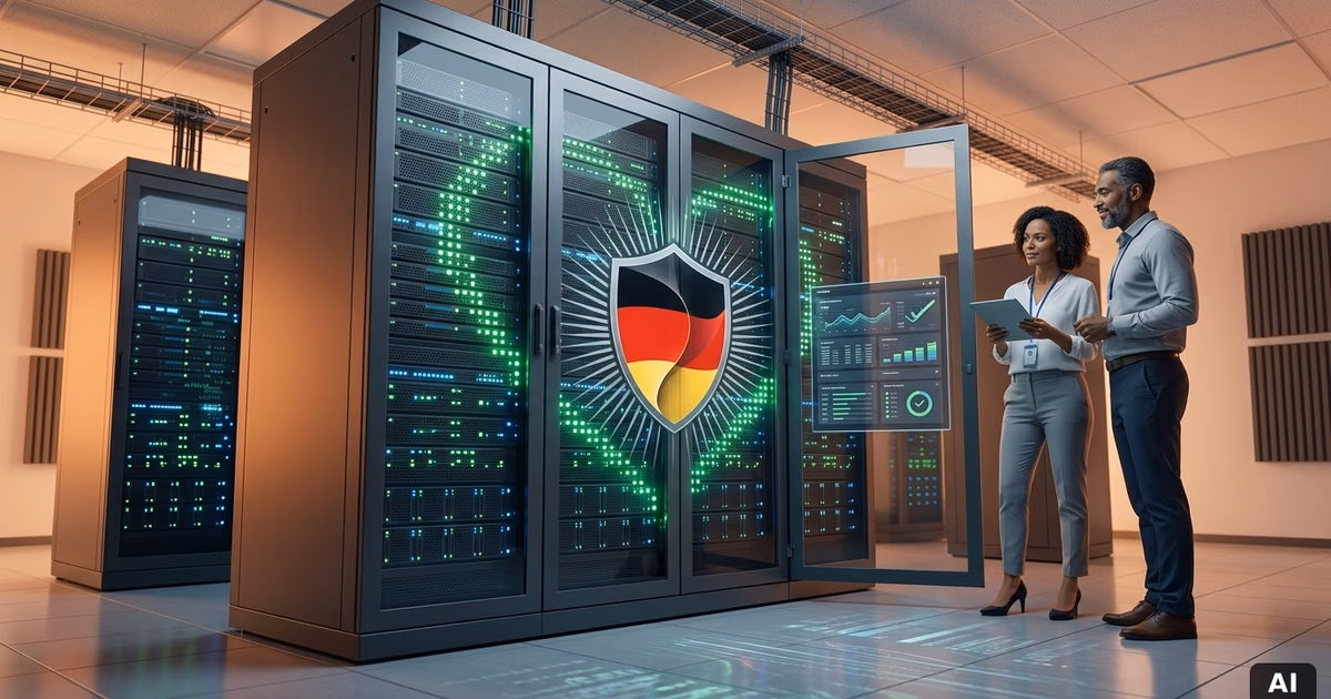 Header-Bild für Hosting in Deutschland: Schnell, DSGVO-konform & sicher