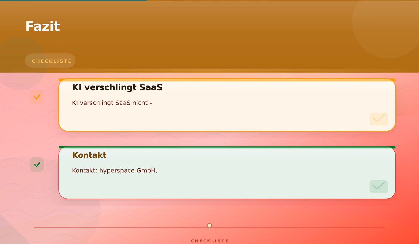 Fazit – KI-Integration in SaaS-Plattformen für Franchise-Management
