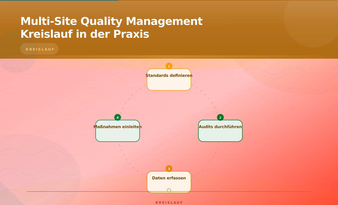 Multi-Site Quality Management Kreislauf in der Praxis