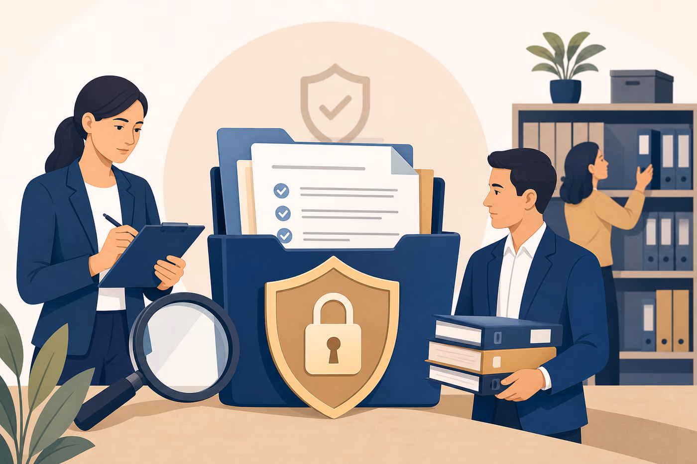 Titelbild zum Thema Revisionssichere Audit Dokumentation Compliance