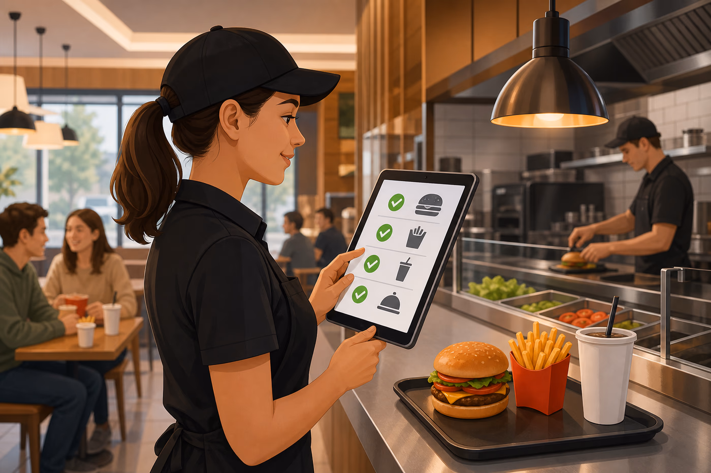 Titelbild zum Thema Systemgastronomie Qualitätskontrolle digitale Lösung